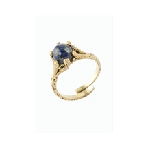 Yuvarlak - 933 - Doğaltaşlı Otantik - Nazblsmm - Yüzük Lapis Bronz