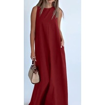 Defymoda Salaş Cepli Elbise Çok Renkli