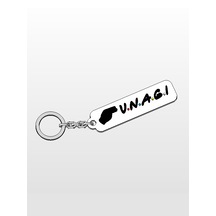 Friends Dizisi  Unagi Logo Anahtarlık Anahtar Süsü
