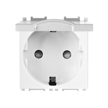 Viko Panasonic Modüler Opak Beyaz Kapaklı Topraklı Priz Çk Alt+kapak 2m - Wvtt22101wh-tr