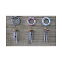 2 Adet Ahşap Üstlü Metal Çan No 6 Metal Çan 30 Cm, Çan, Bell
