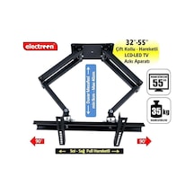 Electroon 32'' 55'' Çift Kollu Hareketli Lcd Led Tv Askı Aparatı