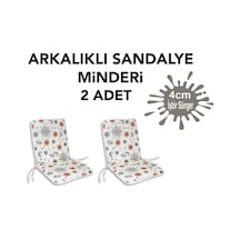 Viphomeconceptltd Sandalye Minderi Arkalıklı Büyük Fermuarlı 2 Adet Marin Desen Viphomeconceptltd Sandalye Minderi Arkalıklı Büyük Fermuarlı 2 Adet Marin Desen