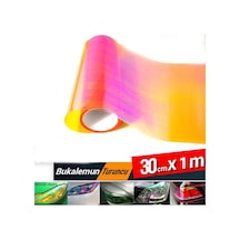 Far Stop Filmi Far Folyosu Bukalemun Turuncu Rengarenk Çizik Çizilme Engelleyici Folyo 100cmx30cm