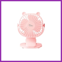 Bezos Joko Js03 Masaüstü Soğutma Fanı - Pembe Bty