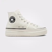 Converse Chuck Taylor All Star Construct Unisex Ekru Sneaker Düz A02832c Krem