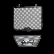 Dinosaurs Siyah, Excelle 450rr Modifiye Alüminyum Alaşımlı Su Tankı Ağı Radyatör Koruma Koruma Ağı İçin Uygundur Gosterildigi Gibi