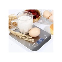 Metal Dijital Mutfak Terazisi Hassas Tartı 5 Kg Crown 5580 Gümüş