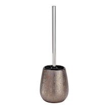 Ayrex Marrakesh Klozet Takımı, Tuvalet Fırçası Tutucu, Seramik, Ø 12,5 X 41 Cm, Kahverengi Genel