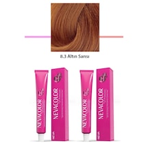 Hubrendy Tedarik 2 Li Set Premium 8.3 Altın Sarısı - Kalıcı Krem Saç Boyası 2 X 50 G Tüp