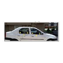 Db Chrome Dacia Logan Cam Çıtası Nikelajı 2005-2012 4 Parça  P.Çel