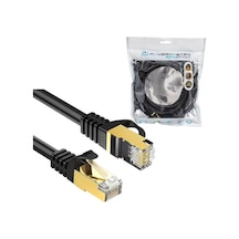 Pmcat75 Siyah Cat7 5 Metre 10gbps 600mhz Lan Ethernet Kablosu - Rj45 26awg Bakır
