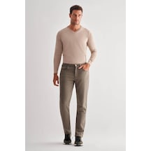 İmza 5 Cep Slim Fit Haki Erkek Pantolon 1003255322 Haki