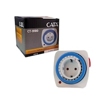 Cata Ct-9180 Zaman Ayarlı Priz Mekanik Ayarlanabilir Timer Saati 3680w