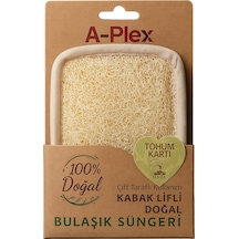 A-plex Kabak Lifli Doğal Bulaşık Süngeri 4 Adet