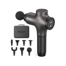 Mebak 3 Masaj Tabancası Masaj Tabancası Kas Masajı 3200rpm 12mm Genlik Elektrikli El Masaj Aleti Fasya Derin Doku Boyun Sırt Gövdesi İçin Taşınabilir 7 Kafalı 5 Seviye 2600mah Pil