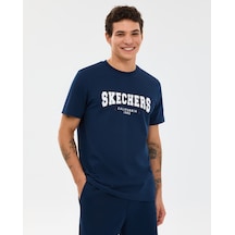 Skechers M Regular T-shirt Erkek Lacivert Tshirt S2610122-0505
