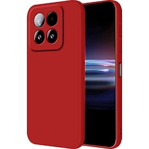 Xiaomi Mi 15t Uyumlu First Silikon - Kırmızı