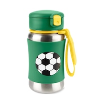 Skip Hop Zoo Pipetli Paslanmaz Çelik Suluk 350 Ml Futbol Futbol