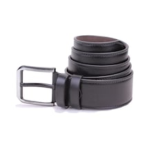Dagoster DMK26-460 Siyah 4.5 CM Suni Deri Erkek Kemer Siyah
