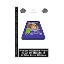 Premium Mitsubishi Fotoğraf Kağıdı 5x7 13x18 260 Gr Tablo Görsel Döküman