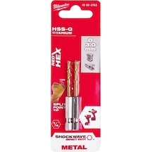 Milwaukee 3 Mm 2'li Hex Girişli Metal Matkap Ucu 48894763