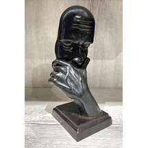 Reçine Düşünen Insan Biblo/ Mask Model2