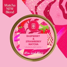 Mim and More Raspberry Strawberry Matcha Ahududulu ve Çilekli Matcha 50 G