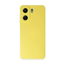 Xiaomi Redmi 13c Kılıf Nano İçi Kadife Silikon - Sarı 0.2M-Çok Renkli