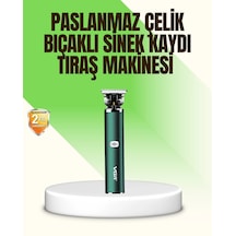 Ceylan Adam Koyu Yeşil Profesyonel Metal Gövdeli Saç Kesme Makinesi