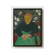 Klasik Sanat Van Gogh La Berceuse Beşik Sallayan Kadın Çerçevesiz Poster 21x30 Cm A4 Tablo
