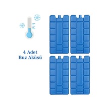 Ns Reliable Buz Aküsü Kasedi Ice Box Soğuk Zincir - 4 Adet Mavi