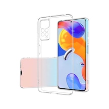 Noktaks - Xiaomi Redmi Note 11 Pro 5g Uyumlu - Kılıf Şeffaf Soft Slim Fitt Süper Silikon Kapak - Şeffaf
