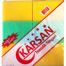 Karsan Renkli Temizlik Süngeri 12 Adet