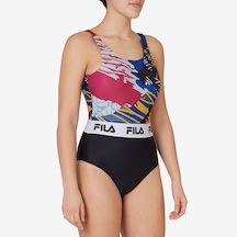 Fuşya Fila Kadın Mayo Allover Print Onepiece Lw411143 Fuşya