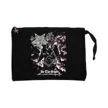 Dark Funeral İn The Sign Siyah Clutch Cüzdan / El Çantası Siyah