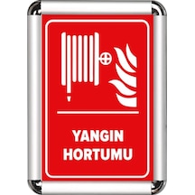 Yangın Hortumu A3 Cerceveli Uyarı Ve Yönlendirme Levhası