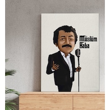 Bk Home Müslüm Baba Tasarımlı Kanvas Tablo 50x70cm-6