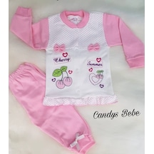 Candysbebe Kız Bebek Pijama Takımı