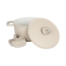 Berghoff Leo Phantom Yapışmaz Kapaklı Derin Tencere Latte 24 Cm 8501450 Krem Berghoff Leo Phantom Yapışmaz Kapaklı Derin Tencere Latte 24 Cm 8501450 Krem