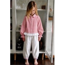 Gökjoy Kids Wear Gömlekli Takım Pembe Pembe