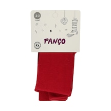 Panço Kız Bebek Pamuklu Kırmızı Külotlu Çorap 2222gb11033