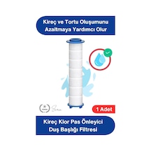 Filtre 1 Adet Duş Başlığı Filtresi Kireç Klor Pas Önleyici Yedek Filtre Seti Pamuk Su Arıtma Kartuş Standart