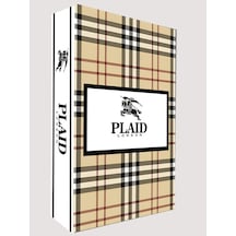 1165 Plaıd Dekoratif Kitap Kutusu