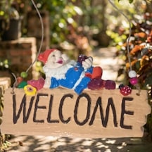 Welcome Kapı Süsü Bej 12x19