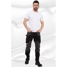 Alc İş Pantolonu Madrid Model 10 Cepli Full Likralı Diz Destekli