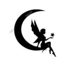 Kanatlı Melek Sticker Etiket Yapıştırma 15Cm