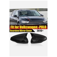 Volkswagen Polo 2019+ Yarasa Ayna Kapağı Pianoblack İthal Abs Plastik A+ Kalite