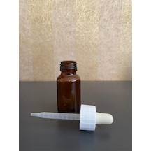 20ml Kahverengi Cam Ecza Şişesi Plastik Damlalıklı Çubuklu, 12 Adet, Ecza Şişesi, Cam Şişe, Amber Şişe,kozmetik Şişe Diğer