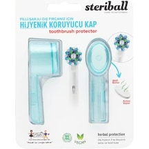 Sterıball Şarjlı Pilli Diş Fırçaları İçin Hijyenik Diş Fırçası Koruma Kabı-2'li Açık Siyah X 2 Açık Ahşap